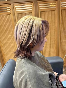 チャプター 千葉ニュータウン中央店(chapter) アンブレラカラーホワイトベージュラベンダーウルフ