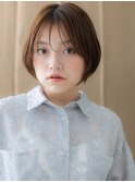 小顔ステップボーンカットひし形ショートボブ314X大宮20代30代