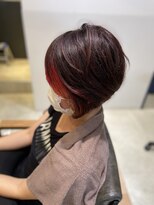 モア ヘアデザイン バイ オリジンズ つくばみどりの店(moA hair design by Origins)&nbsp;バングアクセントボブ