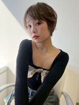 大人の耳かけミニボブ*切りっぱなしボブ*ショートボブカット