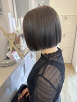 ジュエ ヘアー デザイン(Jue hair design)&nbsp;ボブ×透明感たっぷりオリーブグレージュ/20代/三河/知立