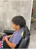 キッズカット、ツイストパーマ