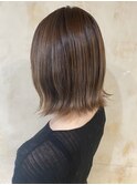 外ハネ/イルミナカラー/ボブ