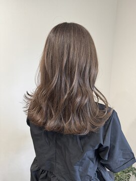 ラヴィン(LOVIN’) 透明感カラー/ベージュ/ミディアムヘア