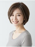 白髪ぼかしハイライトブリーチミルクティーベージュ