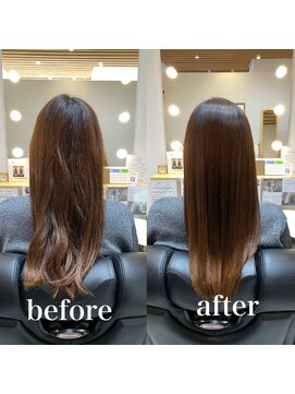 ツヤと髪 クリム(crim) 髪質改善ヘアエステ　ロング　白髪染め　30代、４０代、２０代