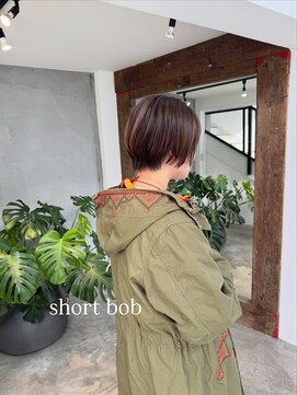 【栗本浩司】大人のショートボブ