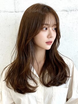 エイチ 大阪梅田(H) アンブレラカラーミディアムヘアショートカットセミロング50代