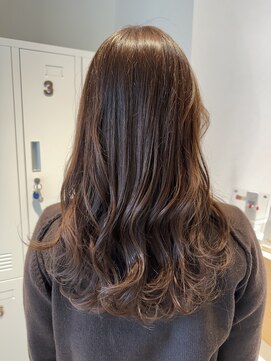 ヘアデザイン アニー(Hair Design Annie) ヌードベージュ×ロングレイヤー