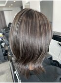 白髪ぼかしハイライト