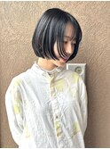 ボブ×顔まわりレイヤー