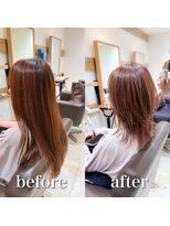 ミラバイケンジ 藤沢(Mira by KENJE) 白髪ぼかし細めハイライト30代40代50代【藤沢 藤沢駅】