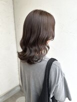 ジュエ ヘアー デザイン(Jue hair design)&nbsp;夏映えショコラグレージュ/艶カラー/ミディアム/知立