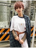 ジーナ(XENA)&nbsp;マニッシュショート×パールピンクハイライト