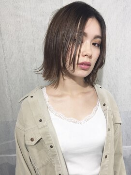 ココロ(COKORO) ミニマムボブ★ワンレン★グレージュ