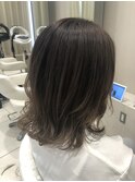 アッシュベージュグラデーション