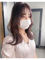 マーシアバイアルティナ 蒲田店(Marcia by artina)&nbsp;大人ガーリー×ダークラベンダーアッシュ×チェリーブラウン