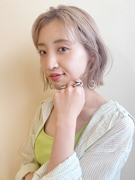 アイティー バイ アルバム 浦和店(IT by ALBUM) ハイトーンベージュ_ミニウルフテラコッタくすみブルー_8763