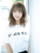 ロンドジェネルーズ 柏(Lond generous)&nbsp;【斉藤 航人】大人かわいいネビージュカラーのこなれミディ