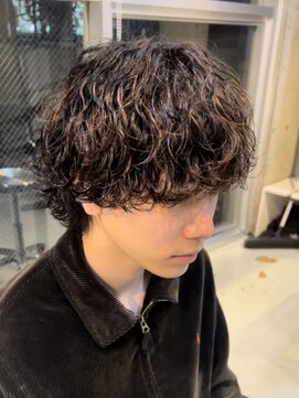 フィフス トウキョウ (fifth TOKYO) マッシュウルフツイストスパイラルパーマメンズスパイラルパーマ