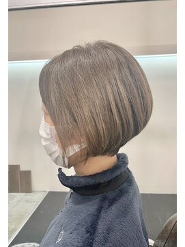サウンドヘアデザイン(sound hair design) 前髪長めショートボブ