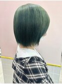 ダブルカラーケアブリーチハイトーンベージュレイヤーボブ横浜