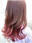 red　pink　gradation　color【レーヴ】