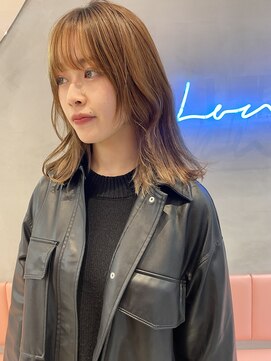 ロンドポレール 北千住(Lond polaire) レイヤーカット×ショコラブラウン