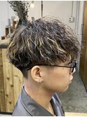 【RYUYA】束感マッシュ×ツイストスパイラルパーマ×メッシュ