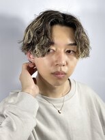 ヒロギンザ 大阪本店(HIRO GINZA) ツイストスパイラルパーマ×メッシュ