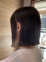 トレヘアー(tRe hair) 切りっぱなしボブ タッセルカット