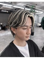元町メッシュセンターパート×ハイライト兵庫メンズメッシュ
