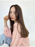 大人/髪質改善/小顔ヘアミディアムレイヤーロング