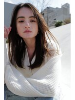 アレンヘアー 甲南本通り店(ALLEN hair)&nbsp;【髪質改善】王道透け感カラーで大人っぽく