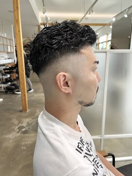 トレース 西尾店(TRACE) 【西尾メンズ】フェード×極道パーマ☆