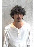 メンズカーリーパーマ　メンズくるくるパーマ