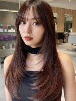 【MINX】似合わせフェミニンロングレイヤー_銀座/髪質改善