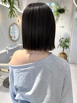 レジット 海老名(Legit) 30代40代50代◎ぱつっとボブ シースルーバング 海老名