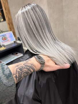 サニー 渋谷(SUNNY) バレイヤージュ、ハイライト、レイヤーカット、グレージュ