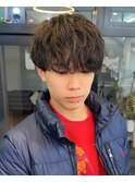 無造作シャドウパーマ