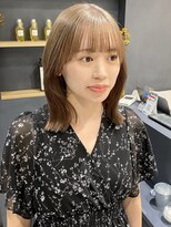 ラミエバイメルト 下北沢(lamie by melt)&nbsp;花田/外ハネボブイメチェンくびれヘア美髪下北沢顔周りレイヤー