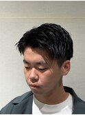 ツーブロックショート