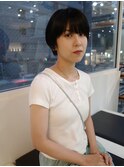 シンプルショート/矢谷/enu烏丸/京都美容室