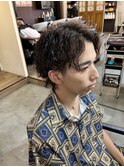王道スパイラルパーマ