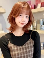 ボタン テンジン(VOTAN tenjin)&nbsp;【Votan_はる】オレンジカラー/レイヤーカット