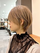 ビューエヒメ(VIEW EHIME)&nbsp;20代30代40代くすみベージュマッシュショート