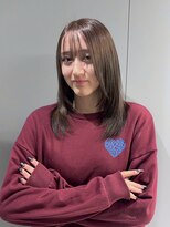 エニフォーイーストハム(Eni for eastham)&nbsp;ブリーチなしダブルカラー/モカブラウン/シャギーレイヤー