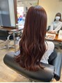 アオゾラヘアー 本店(AOZORA HAIR) 髪質改善トリートメントでうる艶ヘア☆ピンクブラウン♪