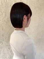 プリモ ココ 鍋島店(Primo coco.)&nbsp;ショートボブ 髪質改善 酸性ストレート 黒髪 ミニボブ 美髪