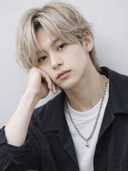 エフコード 難波(F-CODE)の写真/【難波駅1分】メンズヘアカラーの最先端！ブリーチカラー・ハイライトで差をつけるデザイン体験☆